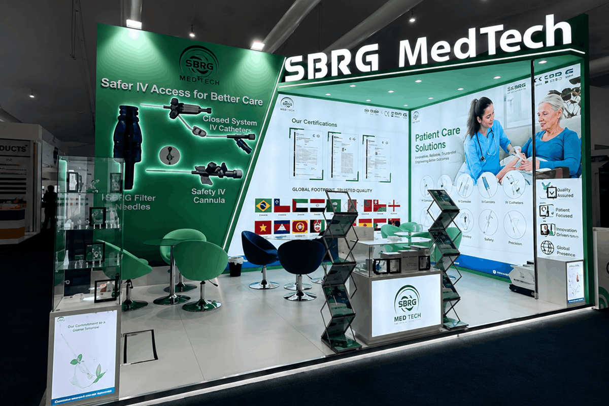 SBRG MedTech Trade Show Booth